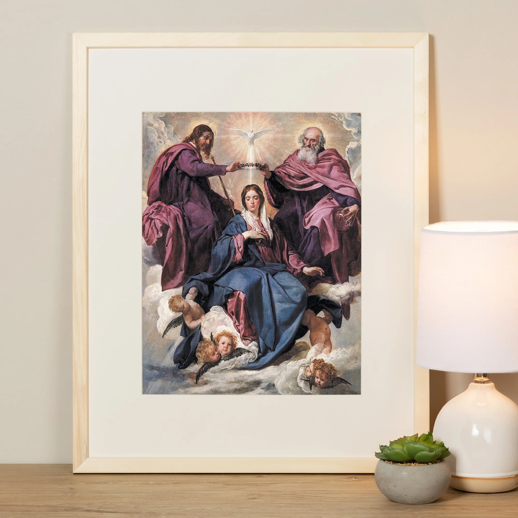 The Coronation of Virgin Framed Print - Image 6